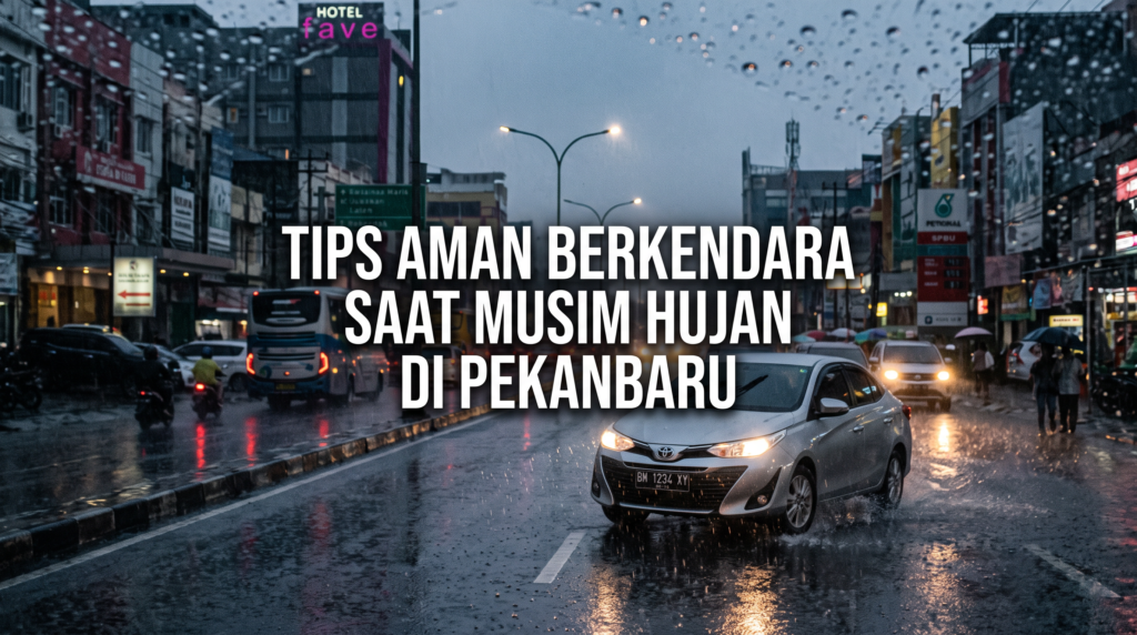 Tips Aman Berkendara Saat Musim Hujan di Pekanbaru