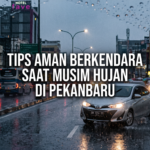 Tips Aman Berkendara Saat Musim Hujan di Pekanbaru