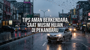 Tips Aman Berkendara Saat Musim Hujan di Pekanbaru