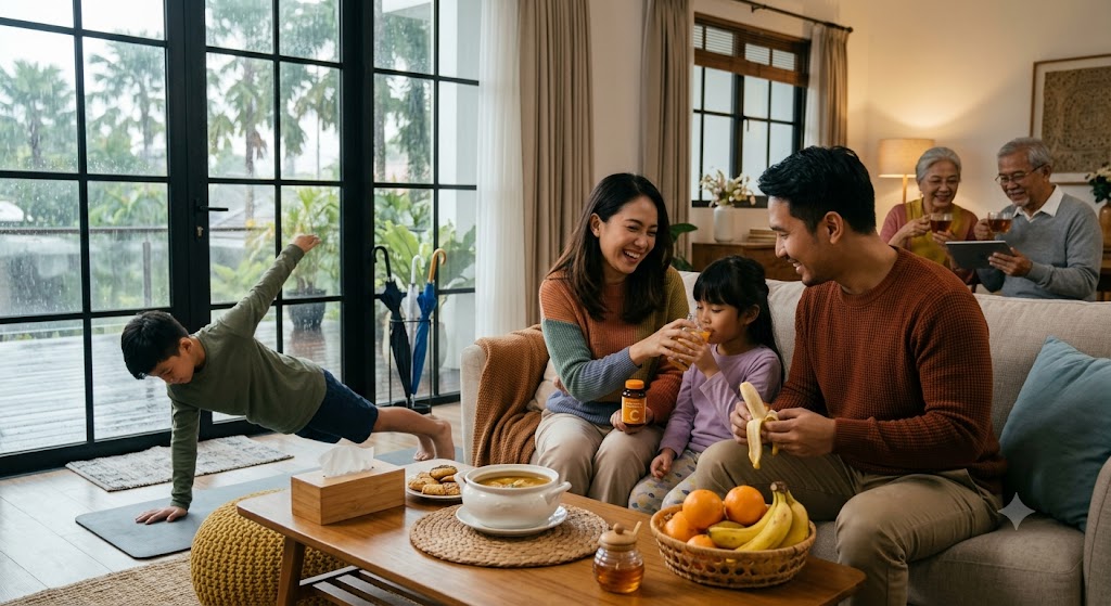 Tips Menjaga Kesehatan Keluarga Saat Perubahan Cuaca