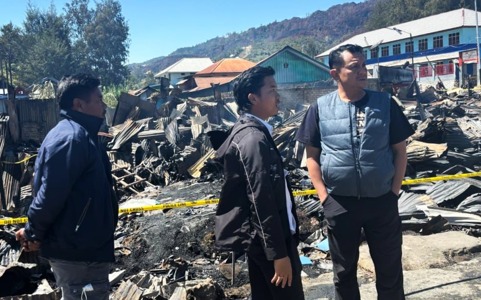 Tim Labfor Usut Kebakaran Pasar Paniai yang Tewaskan 11 Orang